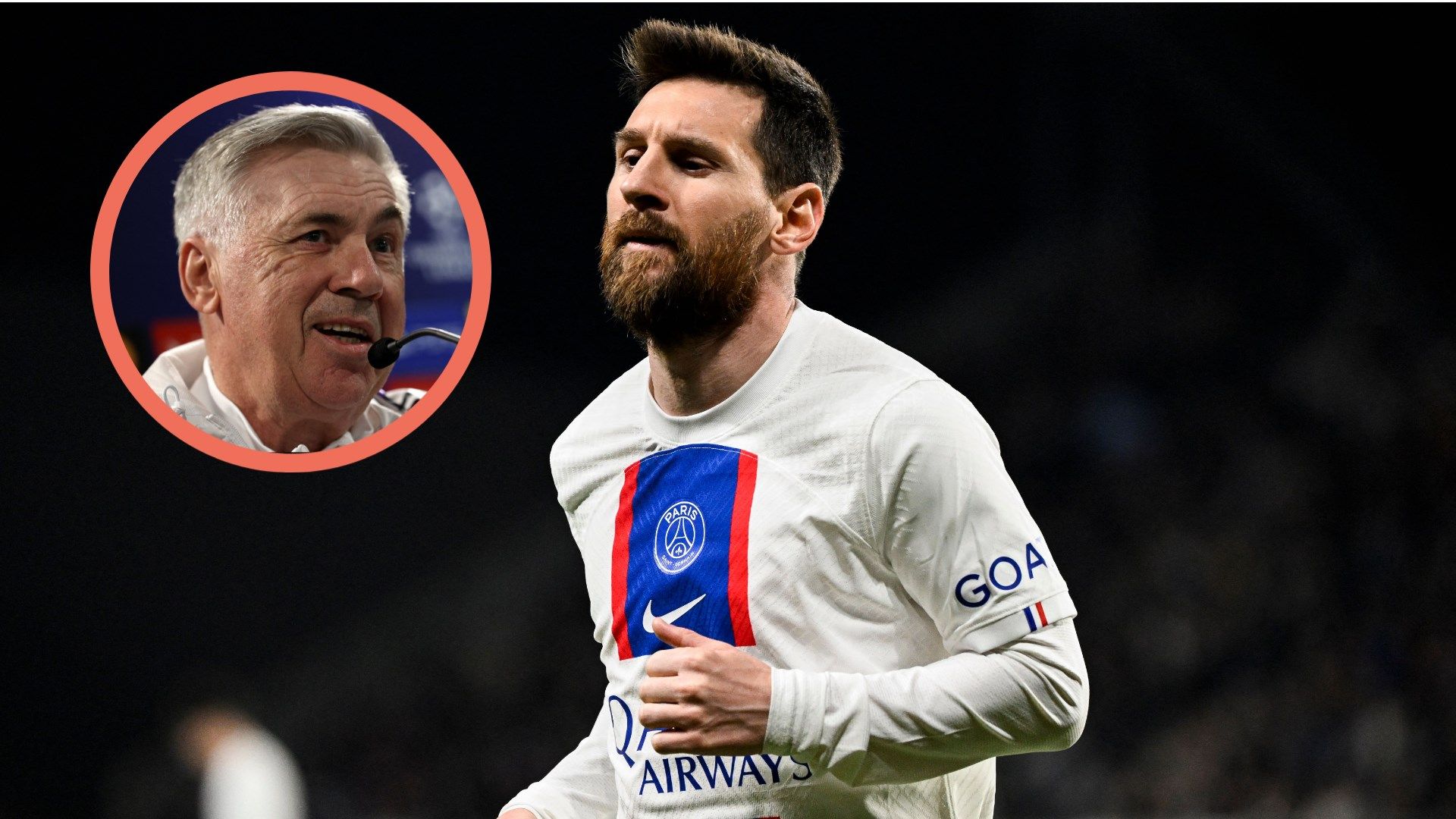 Carlo Ancelotti, Lionel Messi GFX