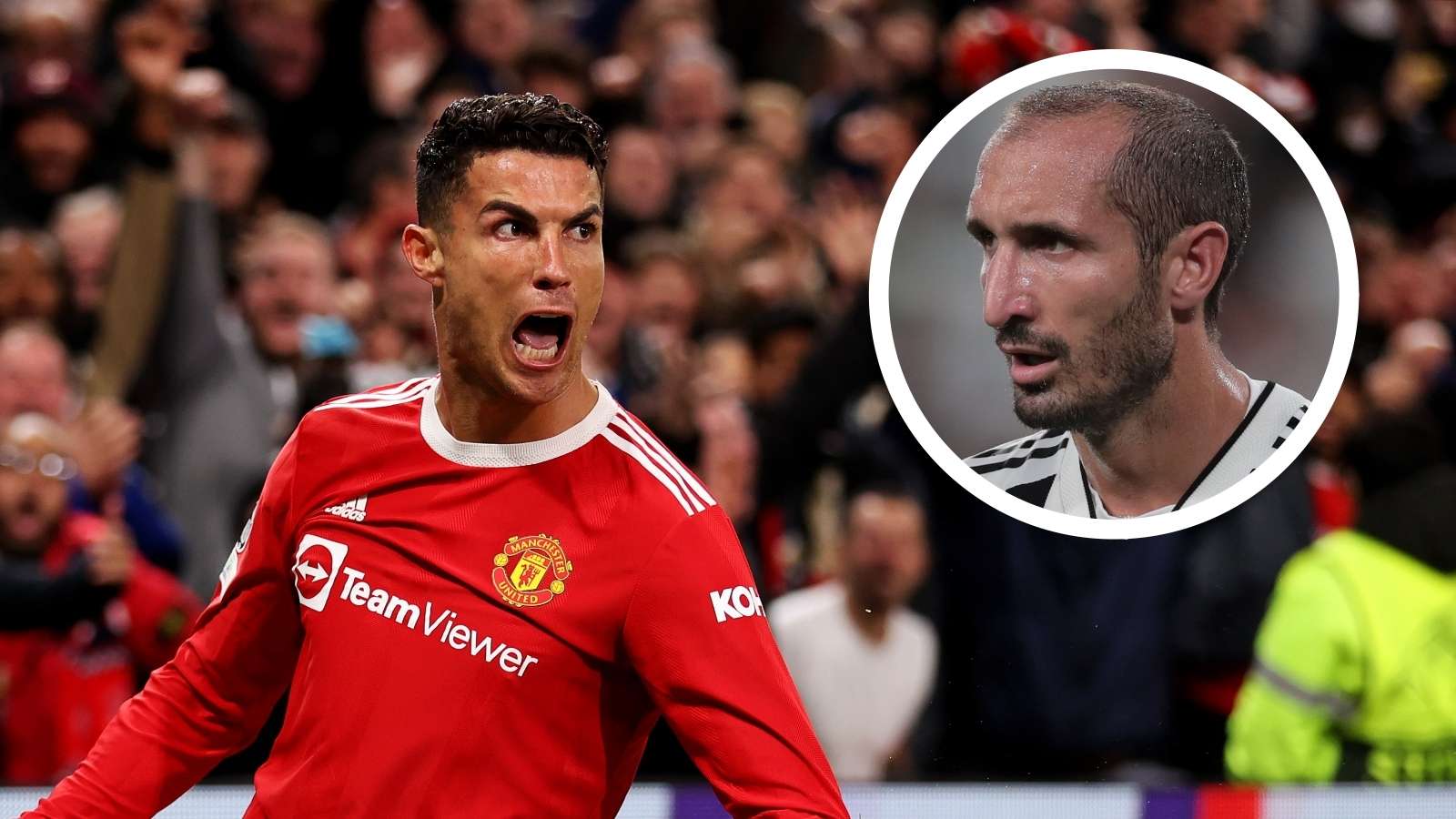 Cristiano Ronaldo Manchester United Giorgio Chiellini Juventus Turin