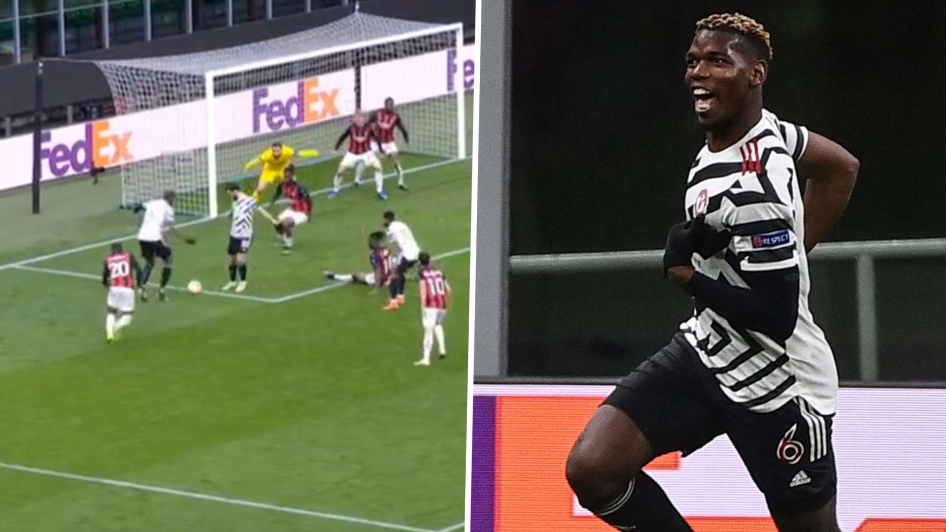 GFX Paul Pogba Milan Manchester United 2021