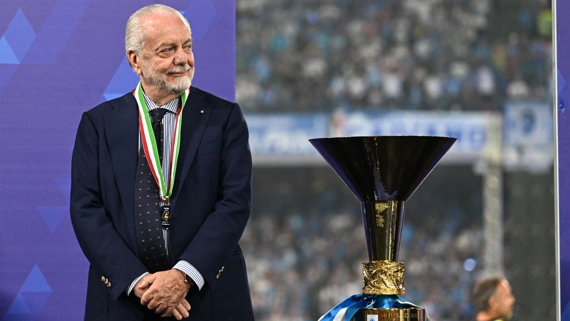 Aurelio De Laurentiis Napoli chairman 2023