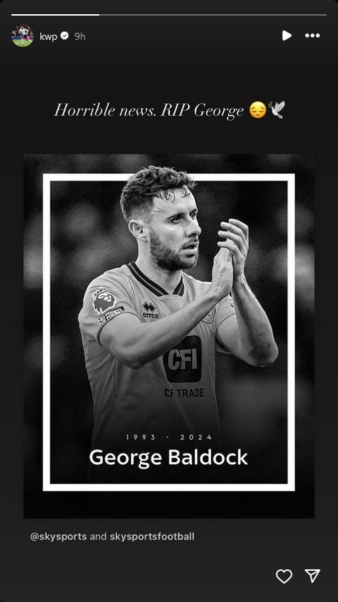 Walker-Peters tribute Baldock