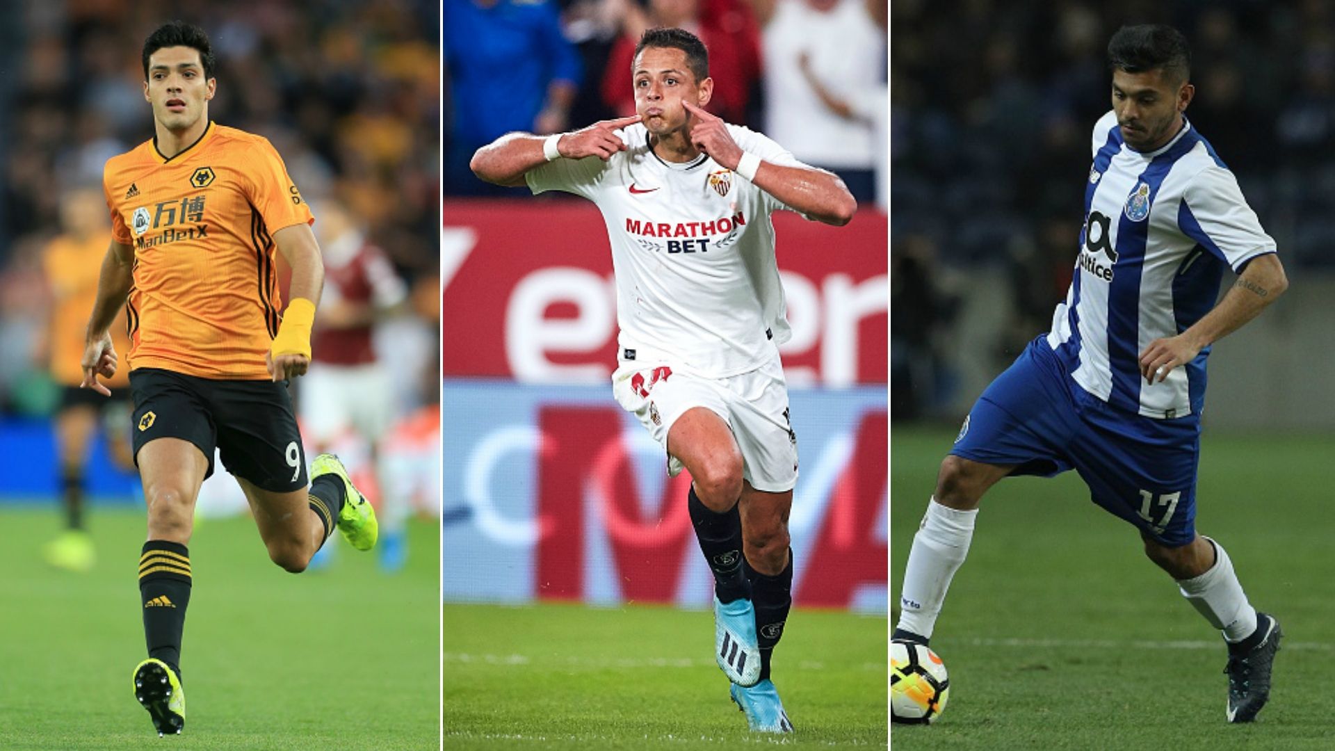 Raúl Jiménez - Chicharito - Tecatito