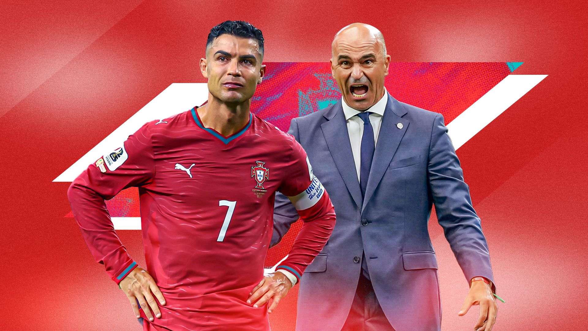 Cristiano Ronaldo Roberto Martinez Portugal GFX