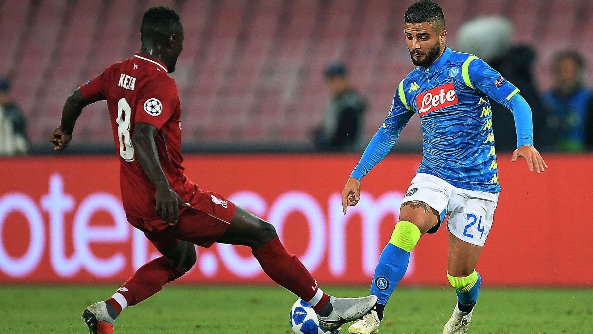 Lorenzo Insigne Napoli Liverpool Champions League