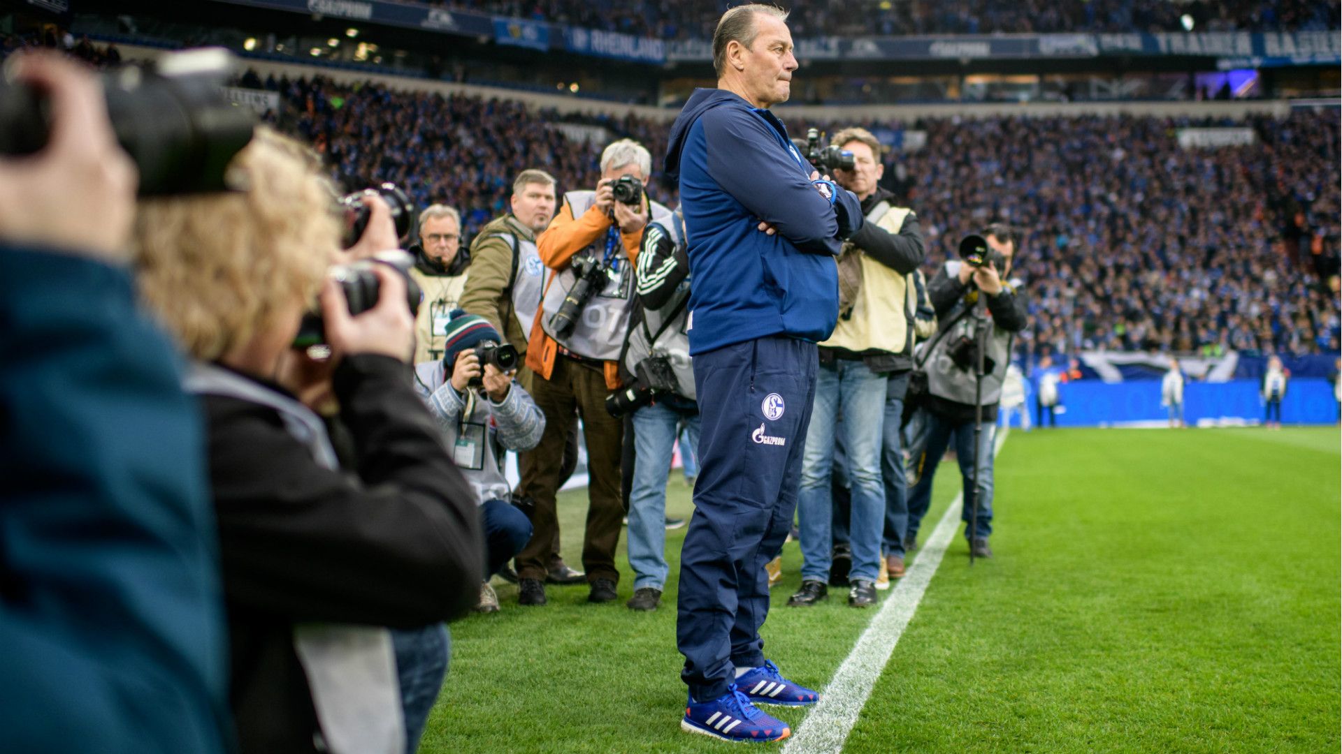 Huub Stevens Schalke 04 RB Leipzig Bundesliga 16032019