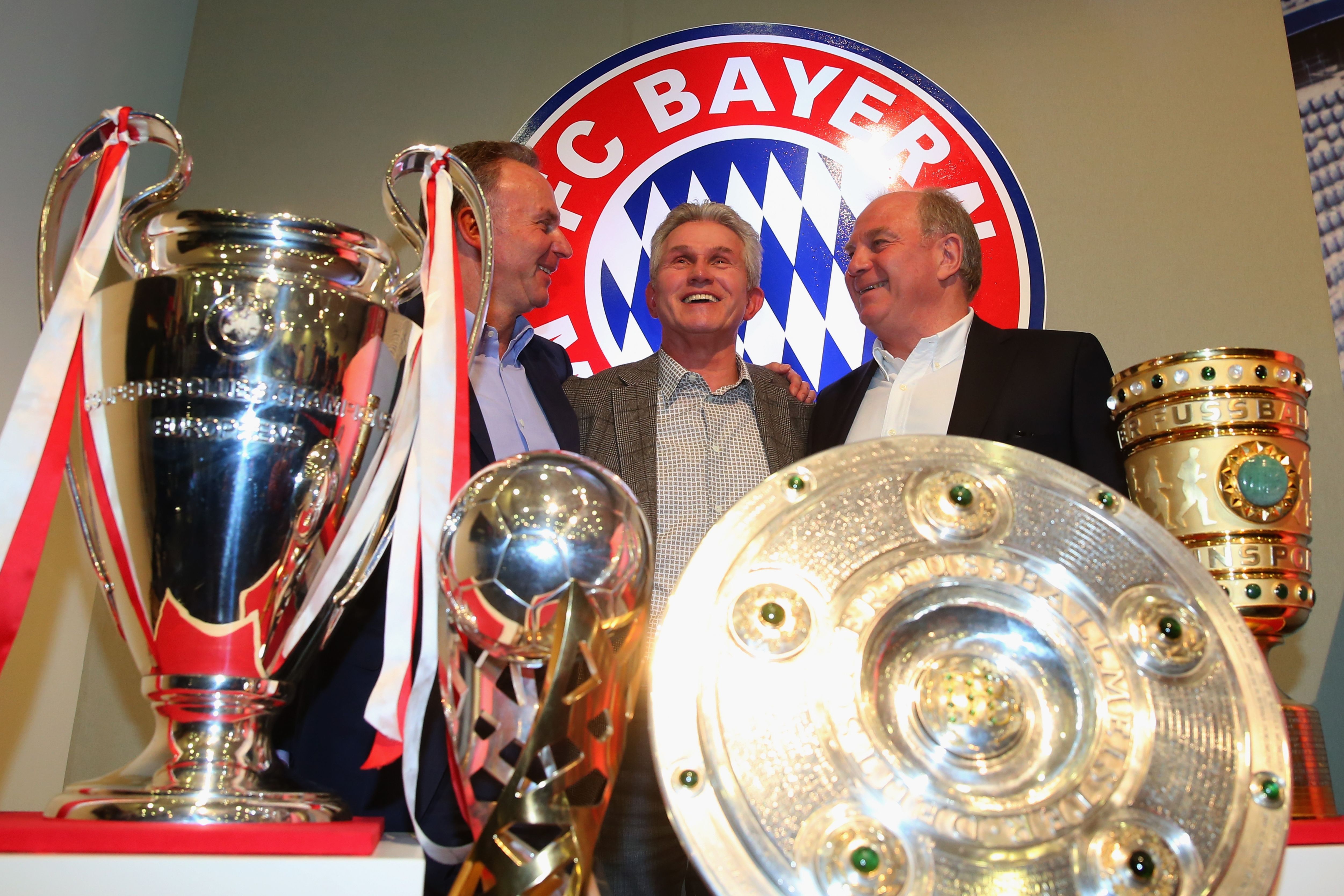 Karl-Heinz Rummenigge & Jupp Heynckes & Uli Hoeness