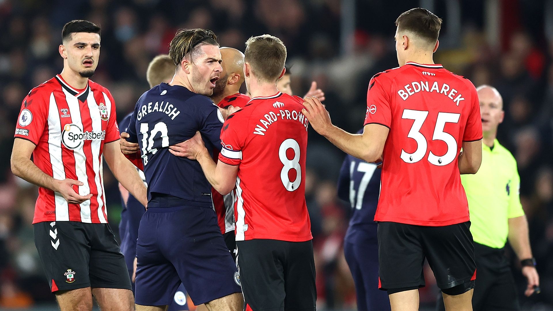 Jack Grealish Man City Southampton 2021-22