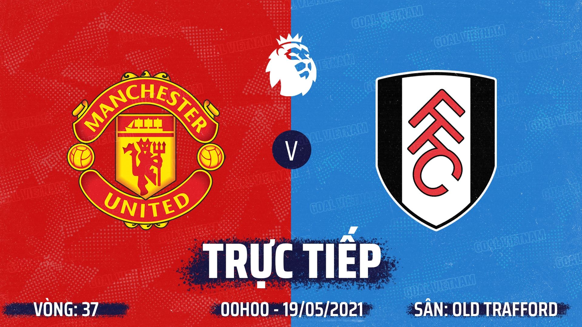 Live Manchester United vs Fulham 2020/21 Premier League GFX