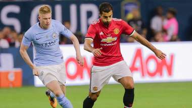 Kevin de Bruyne, Henrikh Mkhitaryan, ICC, Manchester United - Manchester City, 28072017