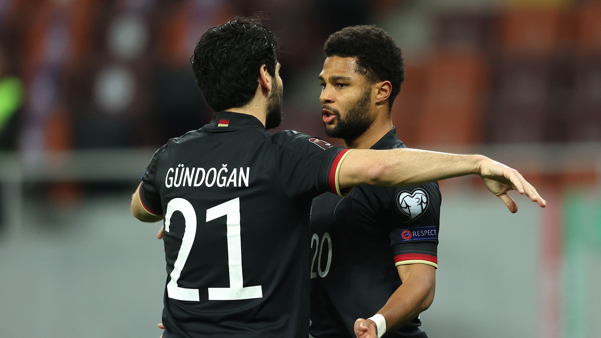 Serge Gnabry Ilkay Gundogan Germany 2021