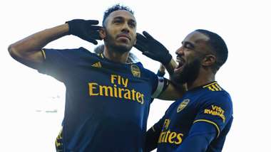 Pierre-Emerick Aubameyang Alexandre Lacazette Arsenal 2019-20