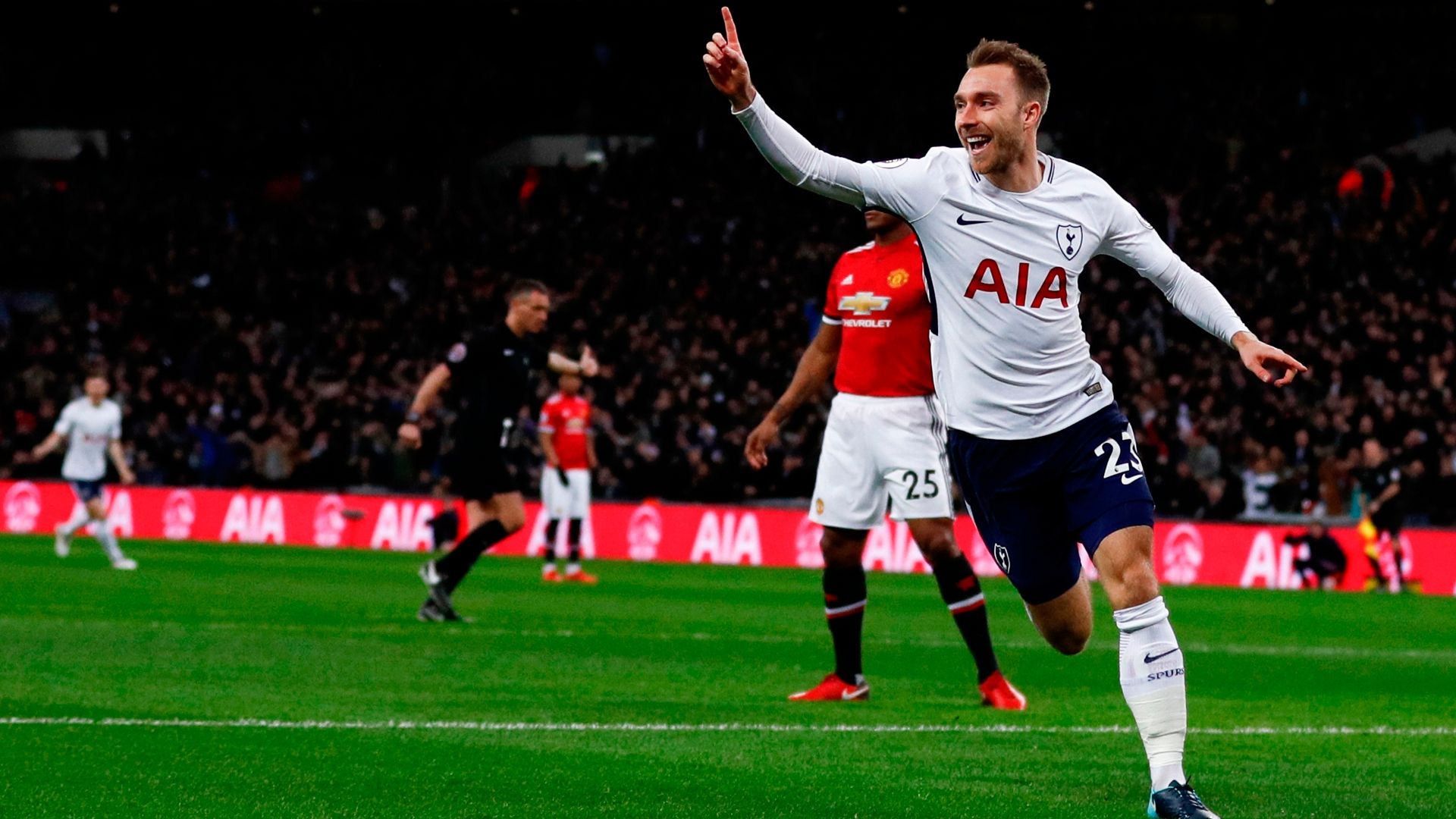 Christian Eriksen Tottenham Manchester United