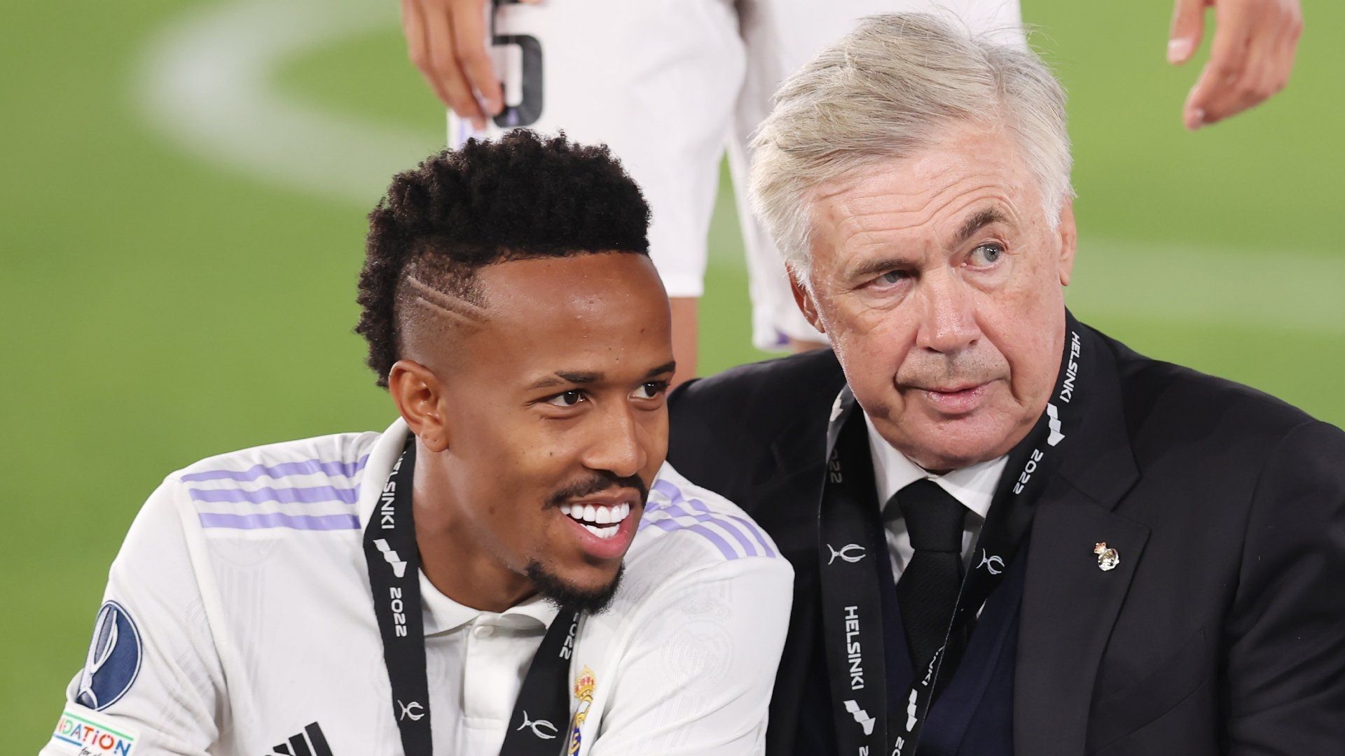 Eder Militao Carlo Ancelotti Real Madrid August 2022