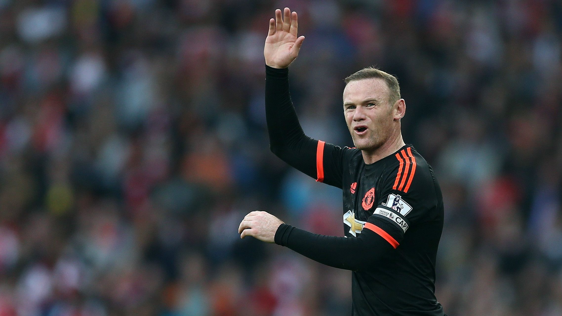 Wayne Rooney Arsenal Manchester United Premier League 04102015