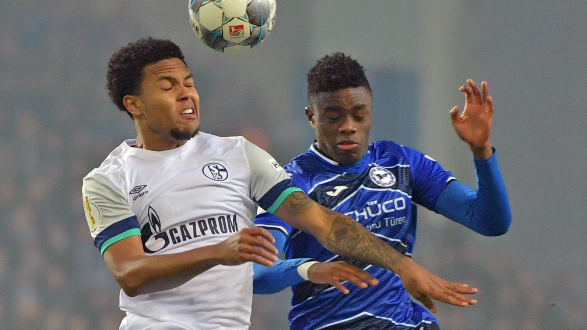 WESTON MCKENNIE SCHALKE ANDERSON LUCOQUI ARMINIA BIELEFELD DFB POKAL GERMAN CUP 29102019