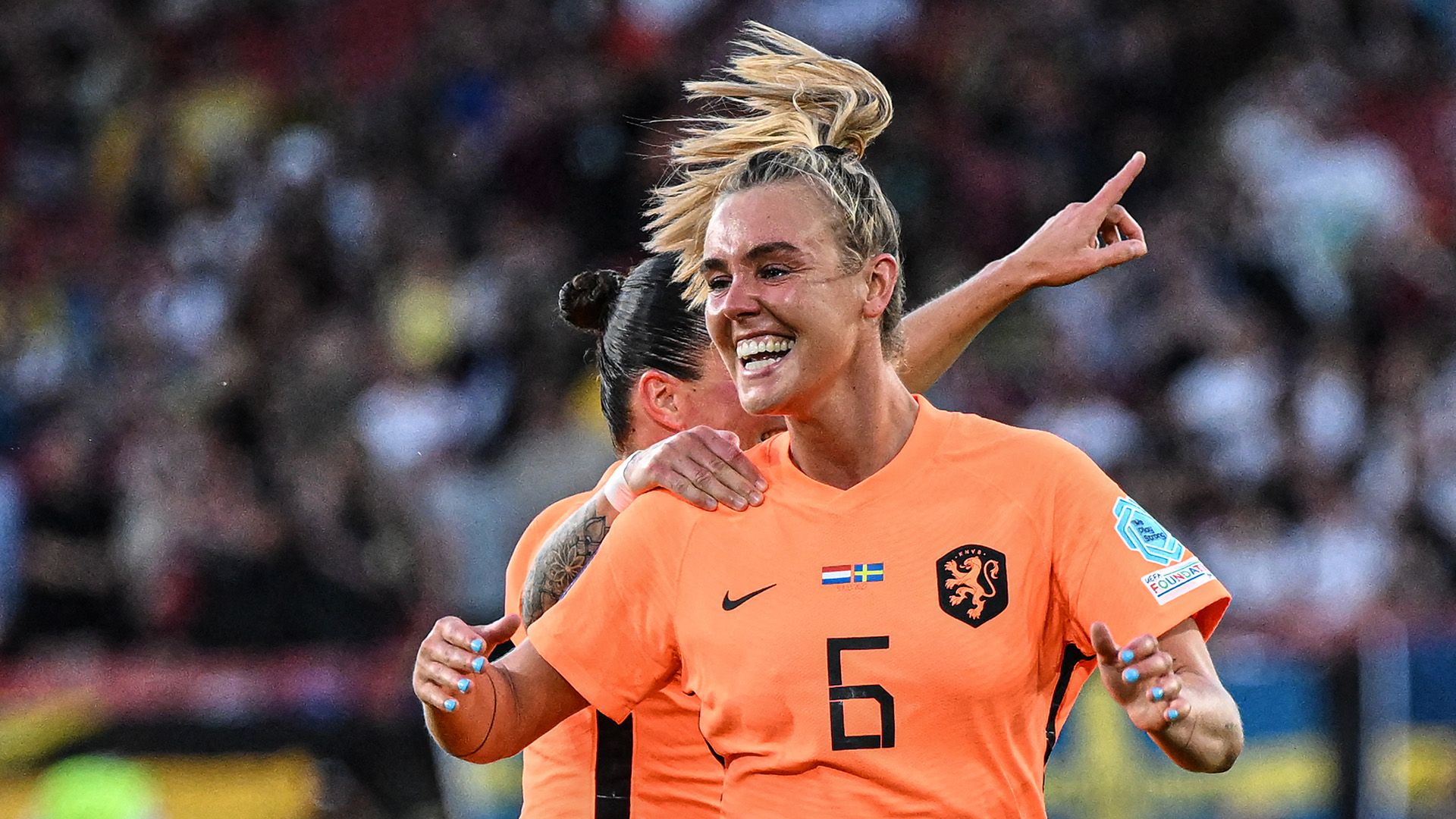 Jill Roord celebrate Netherlands 2022