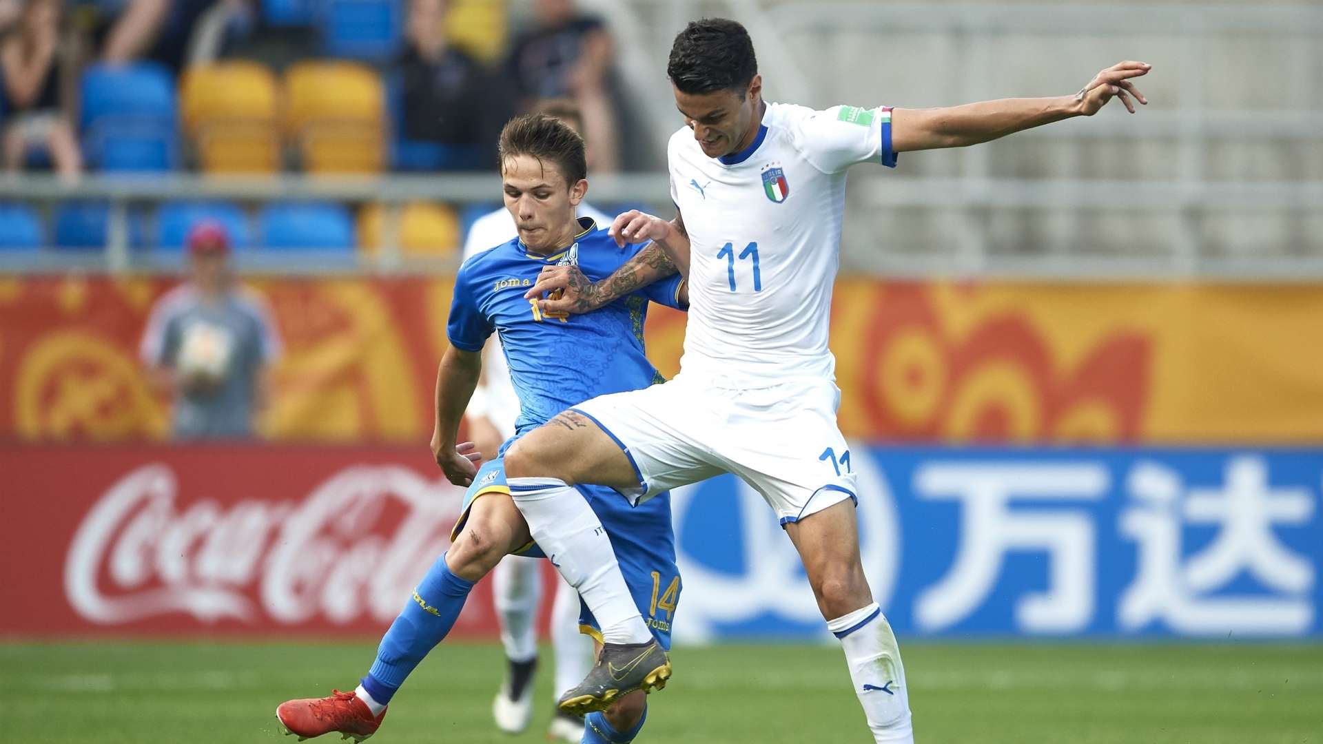 Gianluca Scamacca Ukraine Under 20 Italy Under 20 FIFA Under 20 World Cup 06112019
