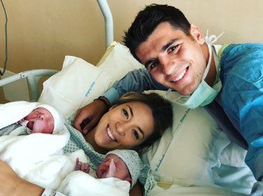 Alvaro Morata Alice Campello