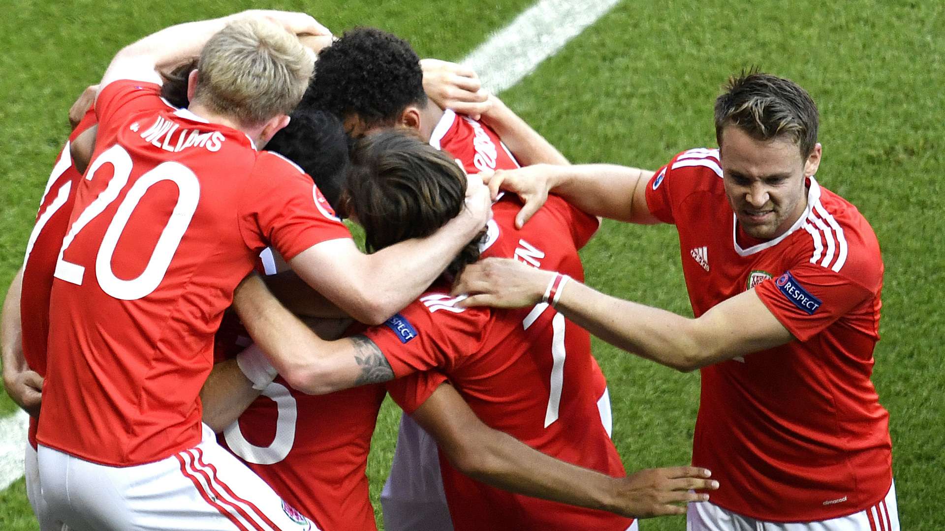 Wales Celebrate Northern Ireland