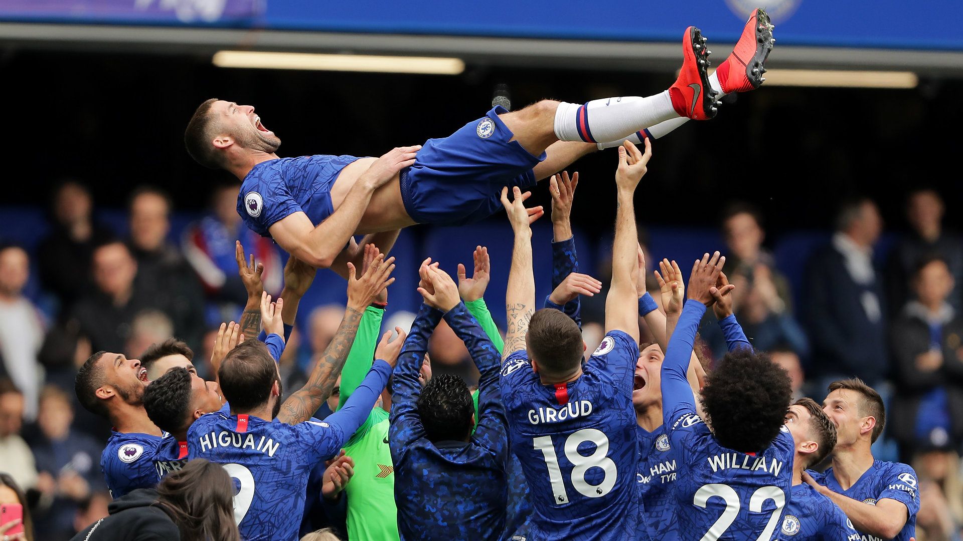 Gary Cahill Chelsea vs Watford Premier League 2018-19