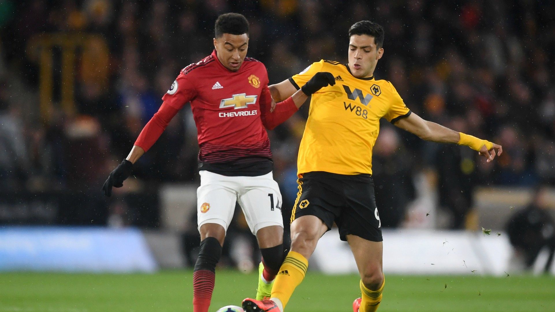 Wolves Manchester United Raúl Jiménez Jesse Lingard