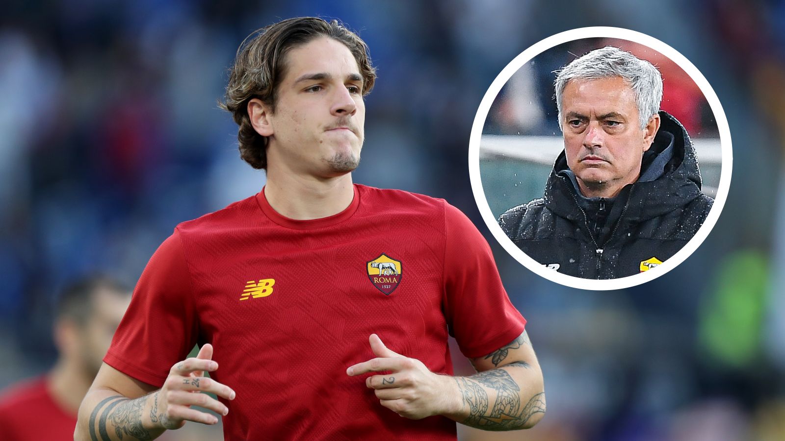 Nicolo Zaniolo Jose Mourinho AS Roma