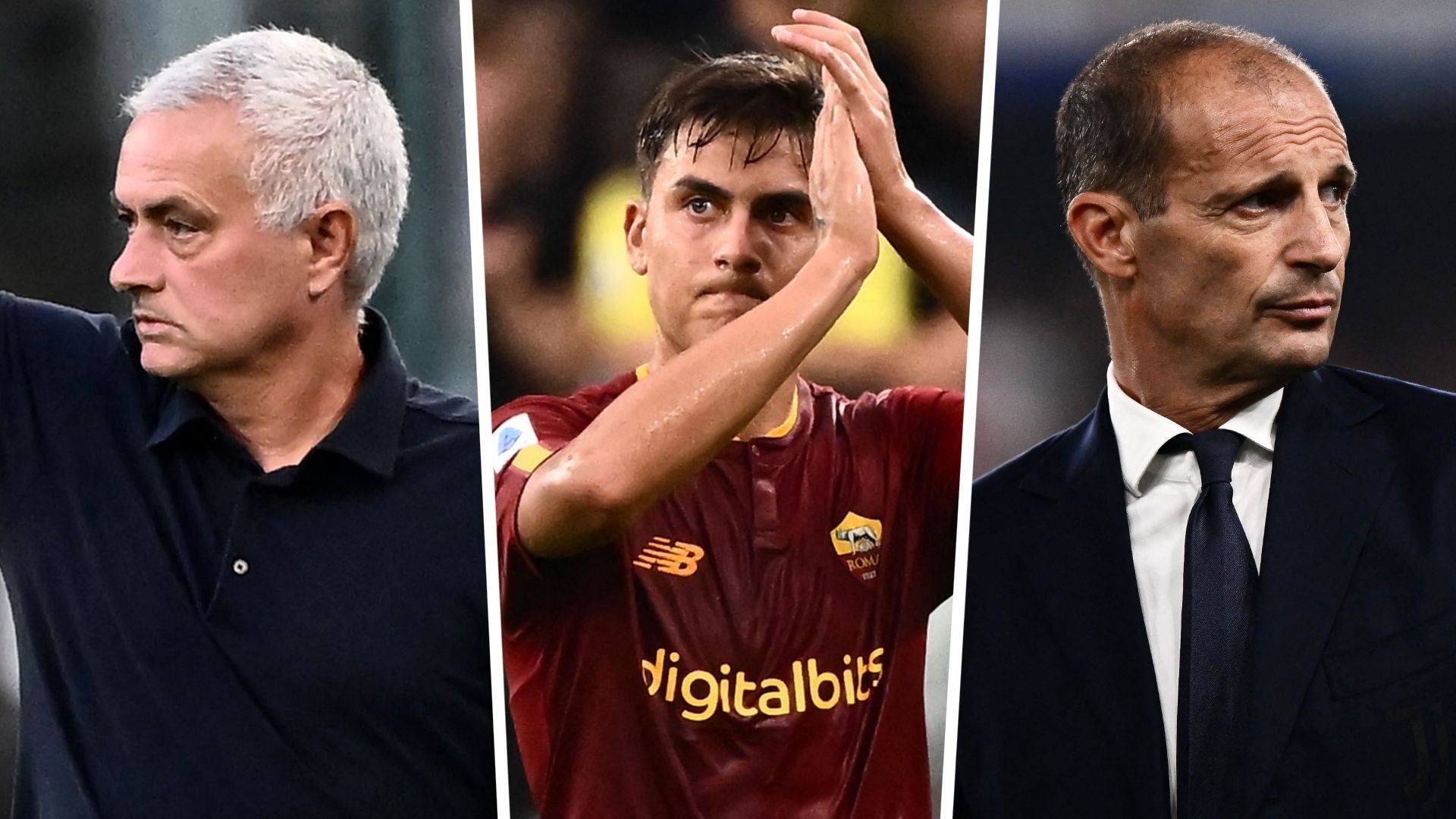 Mourinho Dybala Allegri