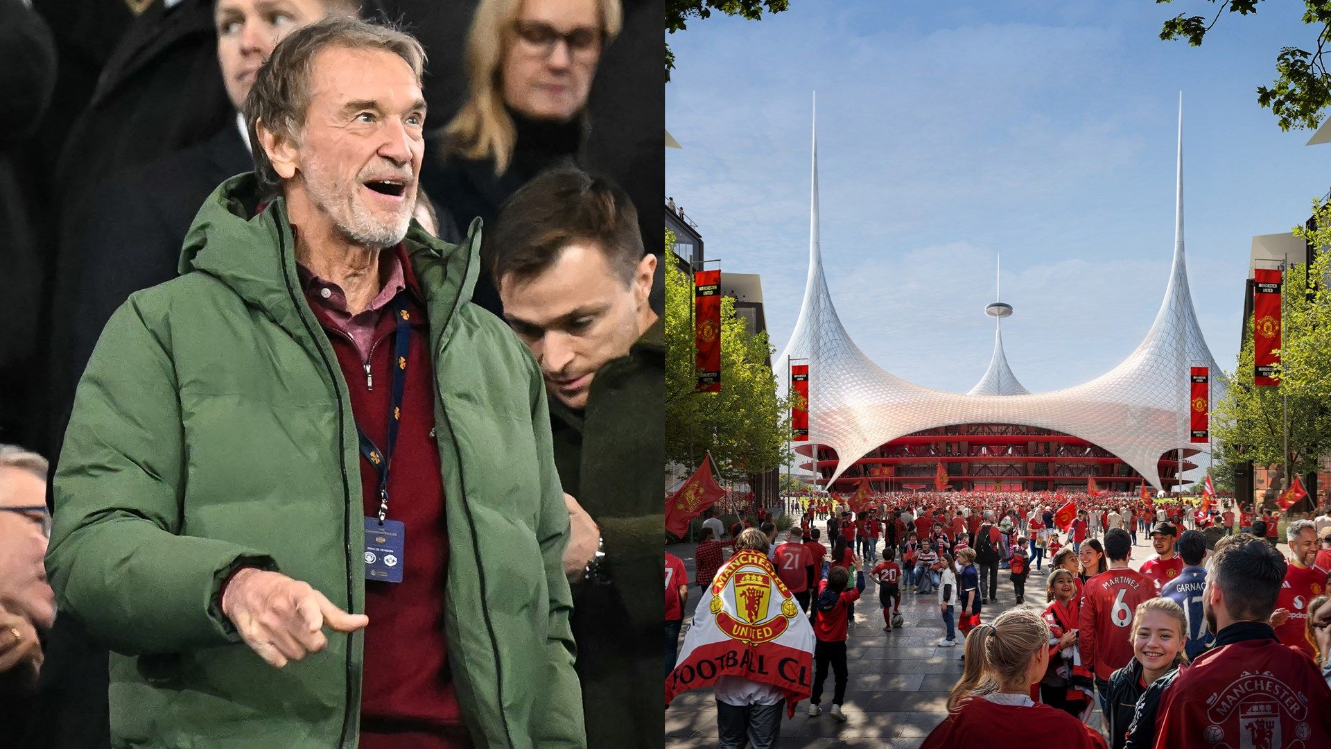 'A circus like a tourist attraction!' - Man Utd fan group The 1958 slam club's plans to demolish Old Trafford and replace with 100,000-seat stadium with divisive net design | Goal.com UK