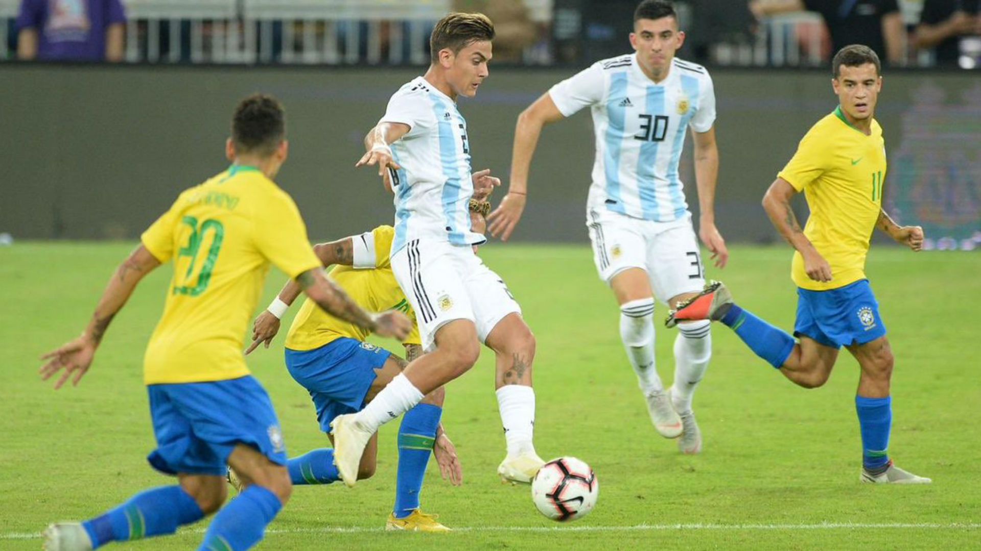 Dybala Argentina Brasil Amistoso internacional 16102018