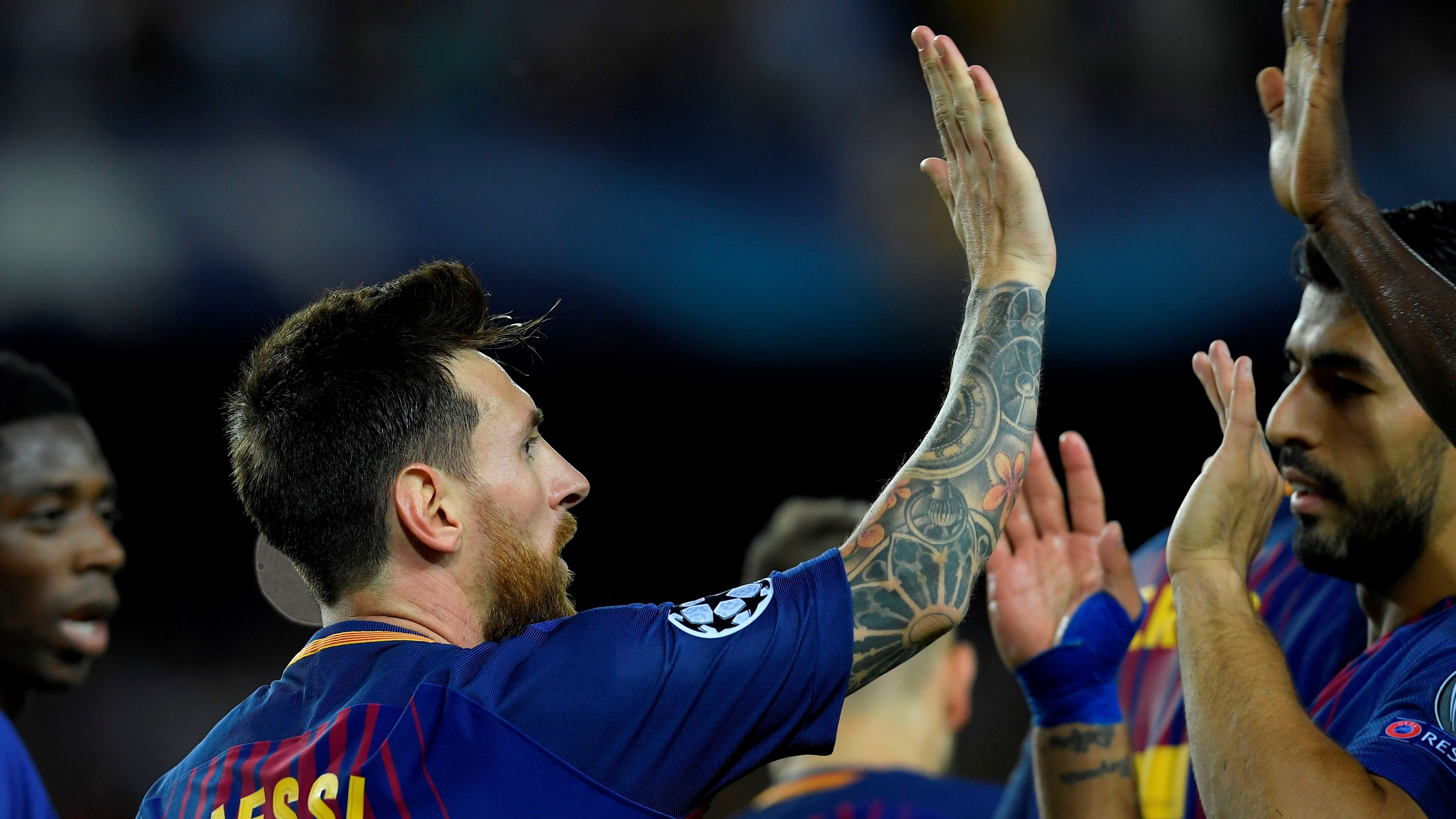 Lionel Messi Barcelona Juventus Champions League 12092017