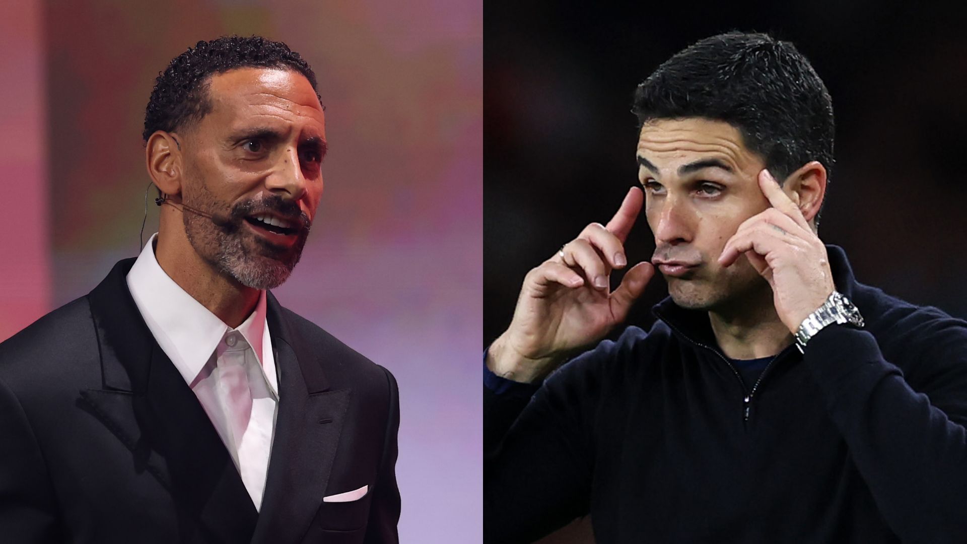 GFX Rio Ferdinand Mikel Arteta