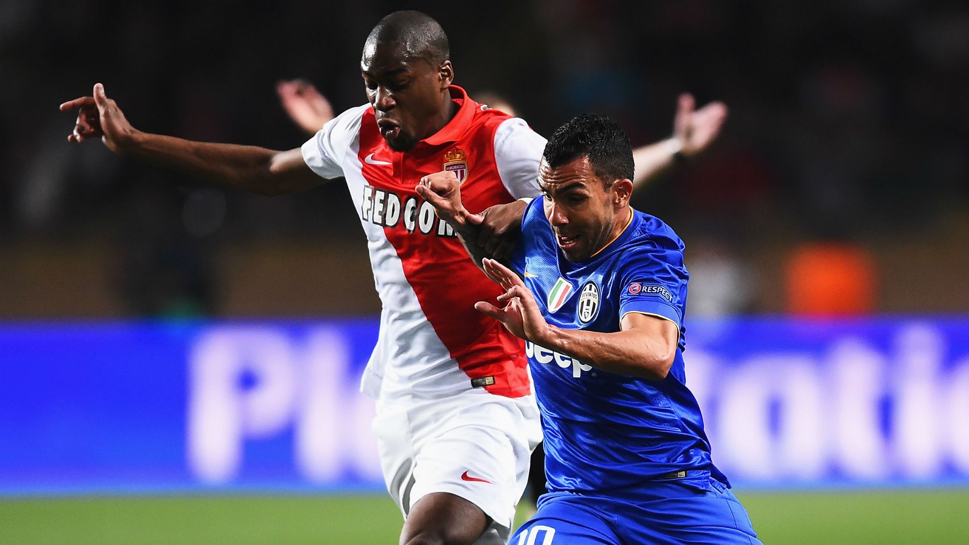Geoffrey Kondogbia Carlos Tevez Monaco Juventus UEFA Champions League 22042015