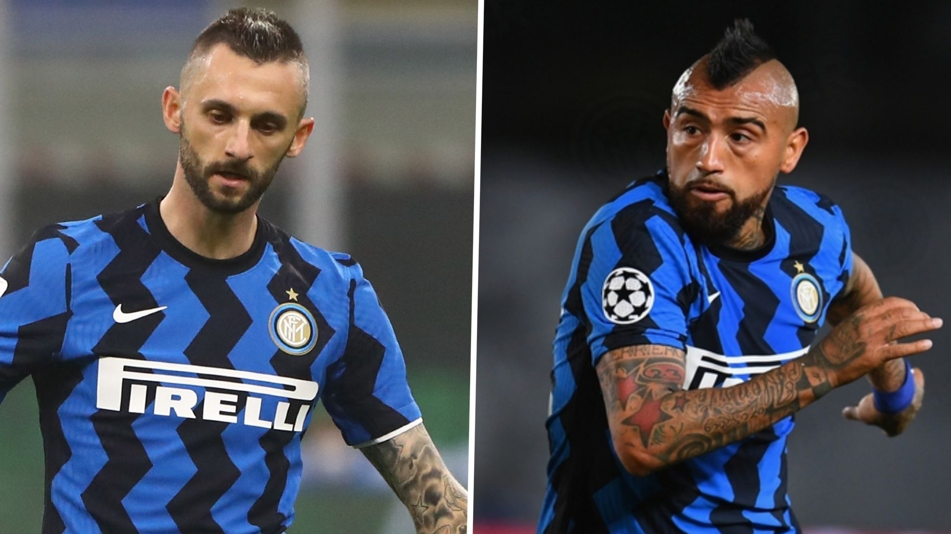 Marcelo Brozovic Arturo Vidal Inter