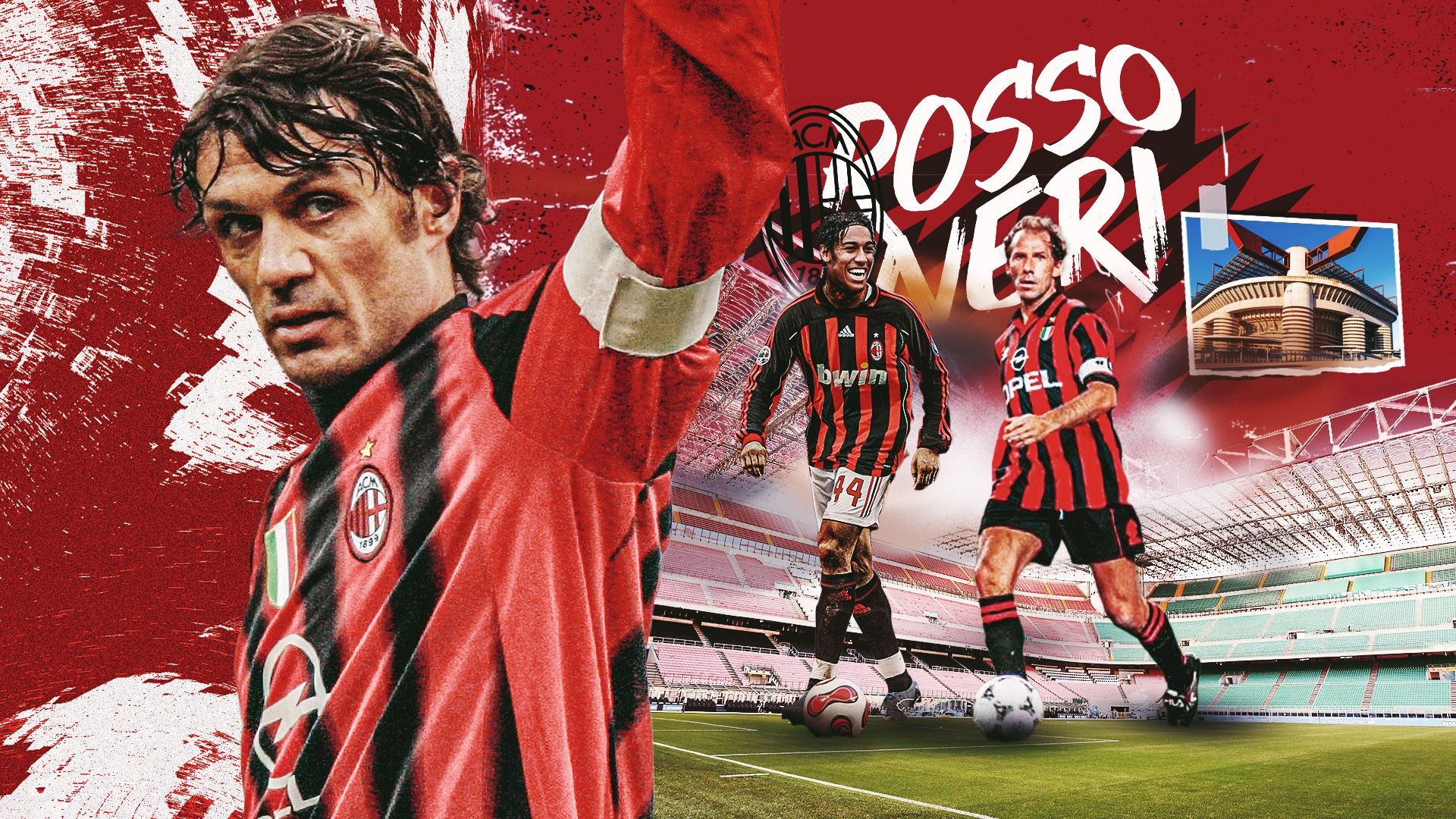 Maldini Baresi AC Milan talent factory academy graduates GFX
