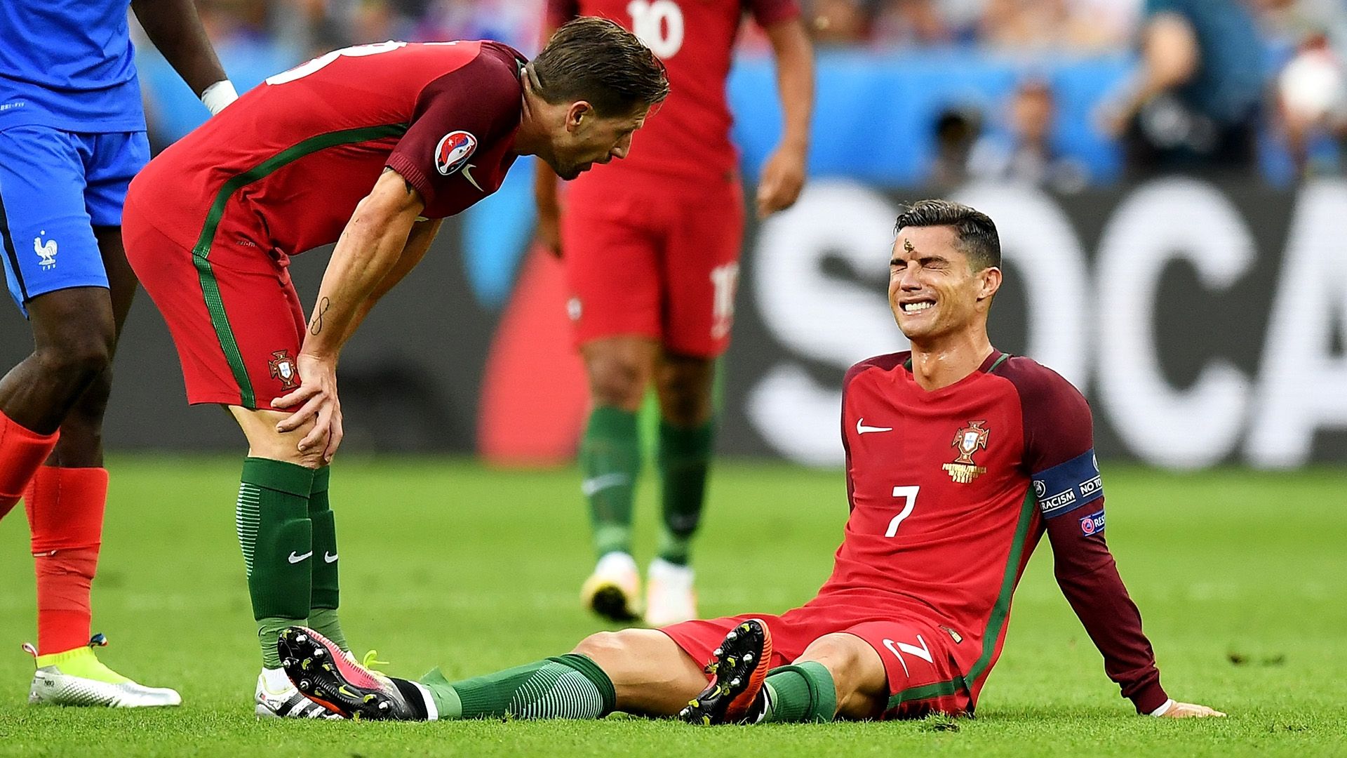 Ronaldo Moth Euro 2016 final tears