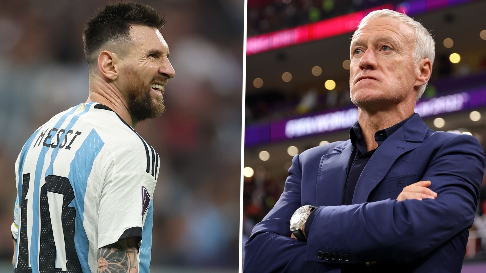 Lionel Messi Didier Deschamps