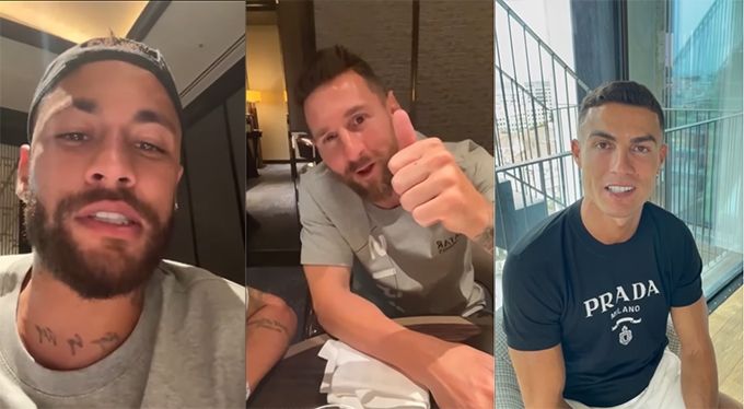 Neymar messi ronaldo