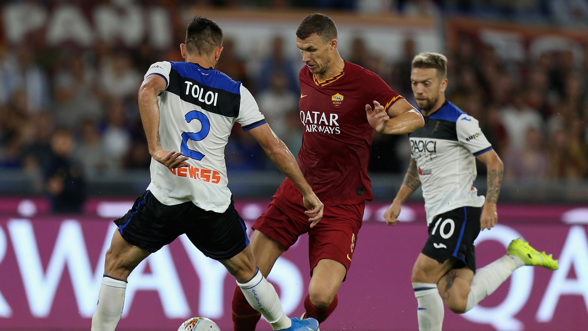 Edin Dzeko Roma Atalanta Serie A
