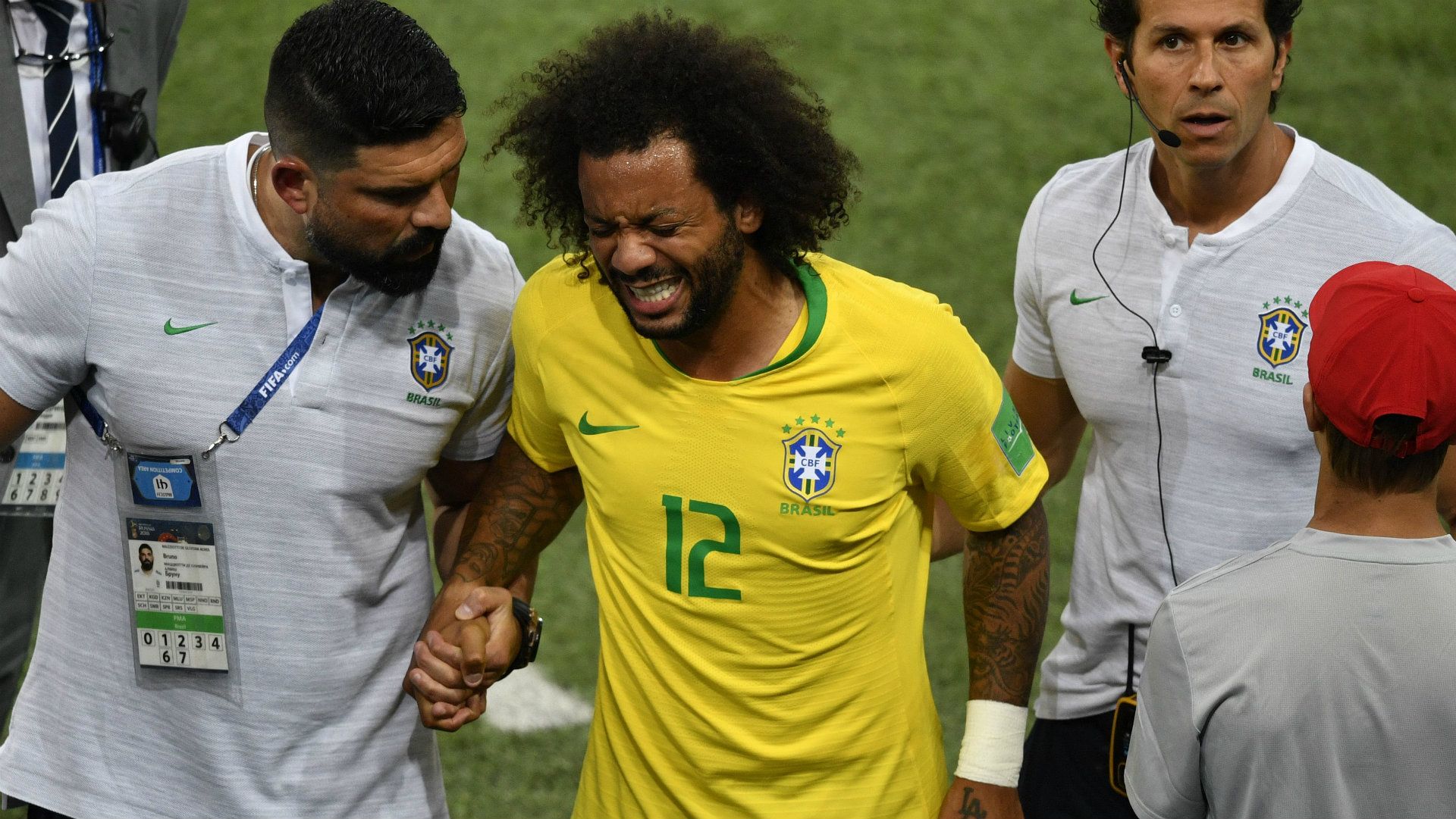 Marcelo Brazil Serbia World Cup 2018