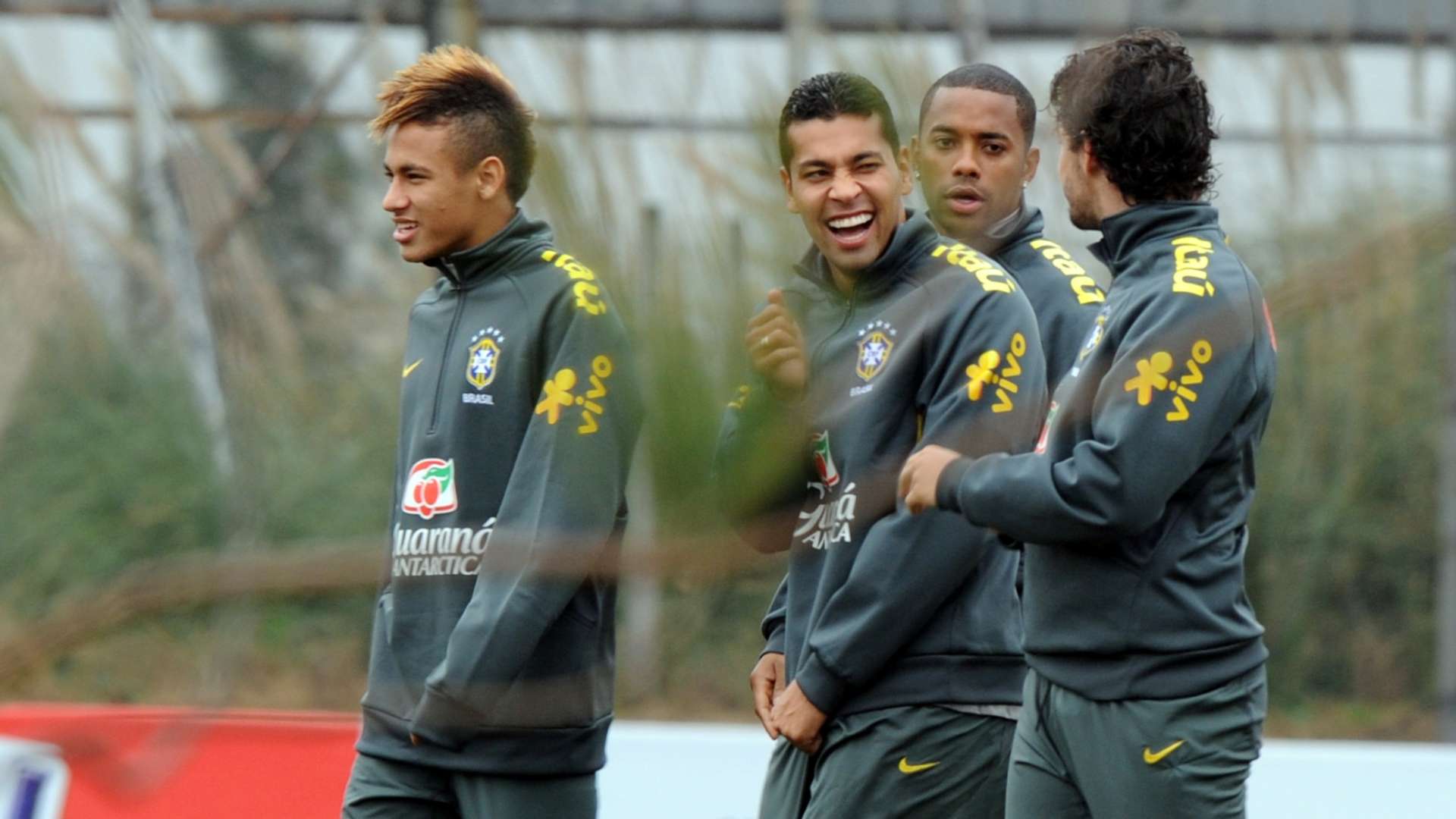 Neymar Andre Santos Robinho Brazil