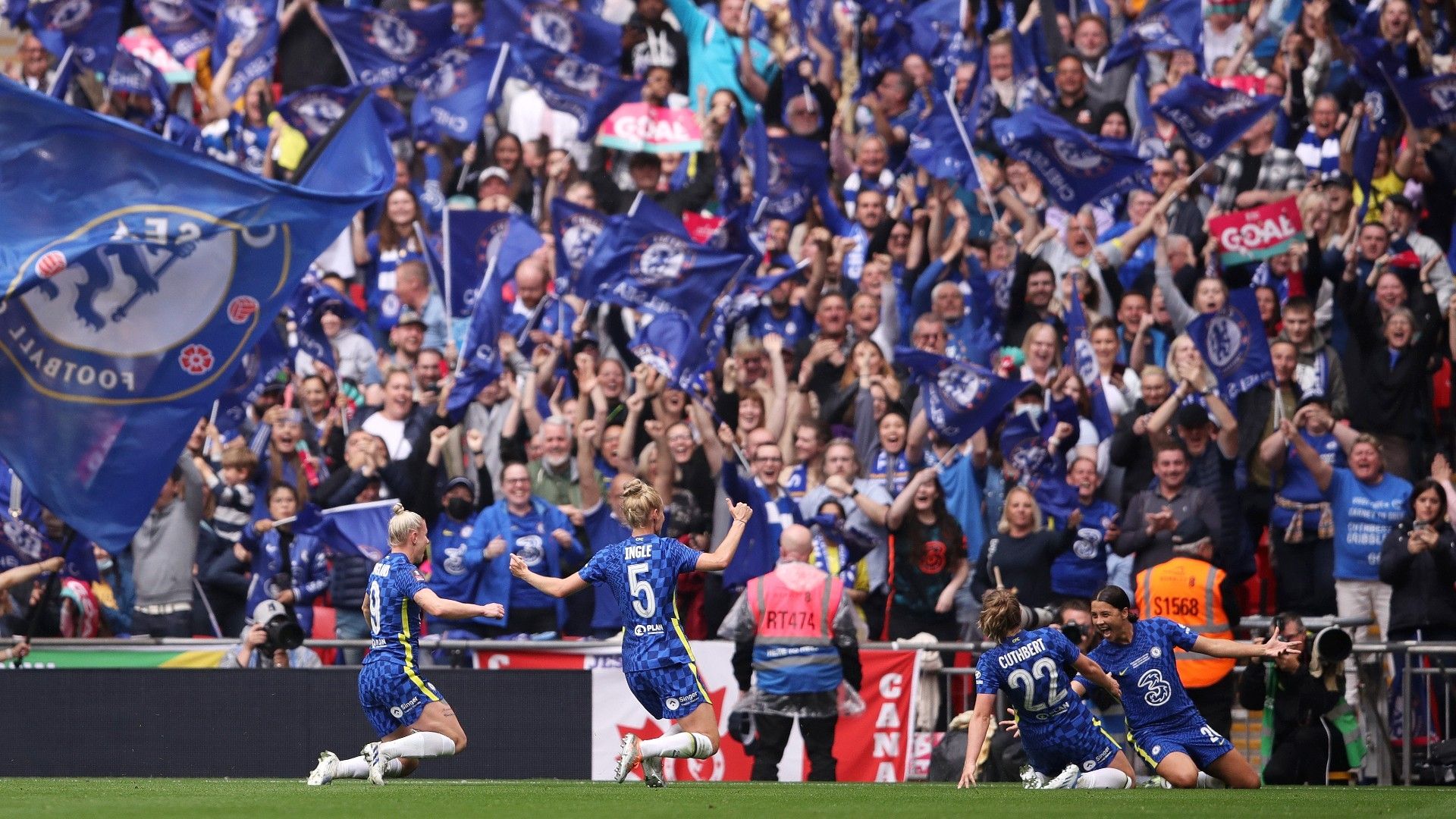 Chelsea FA Cup celebration 2022