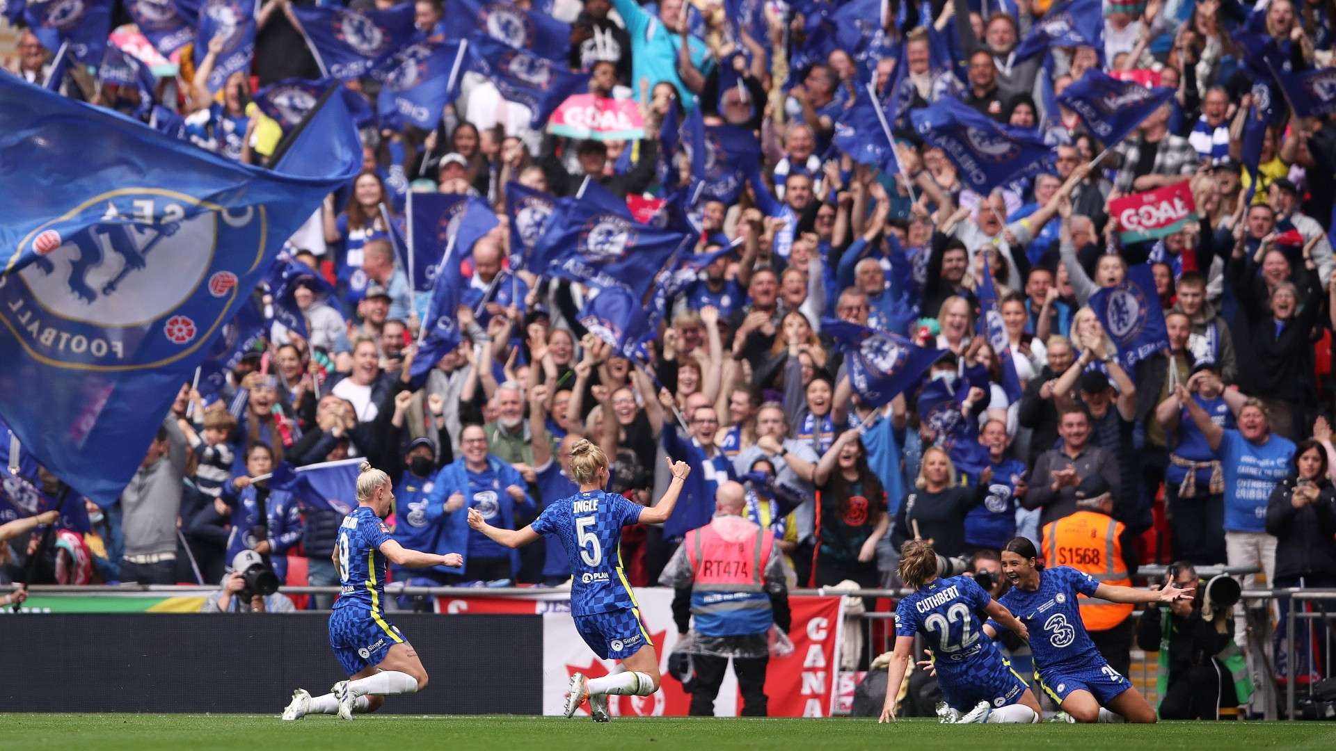 Chelsea FA Cup celebration 2022
