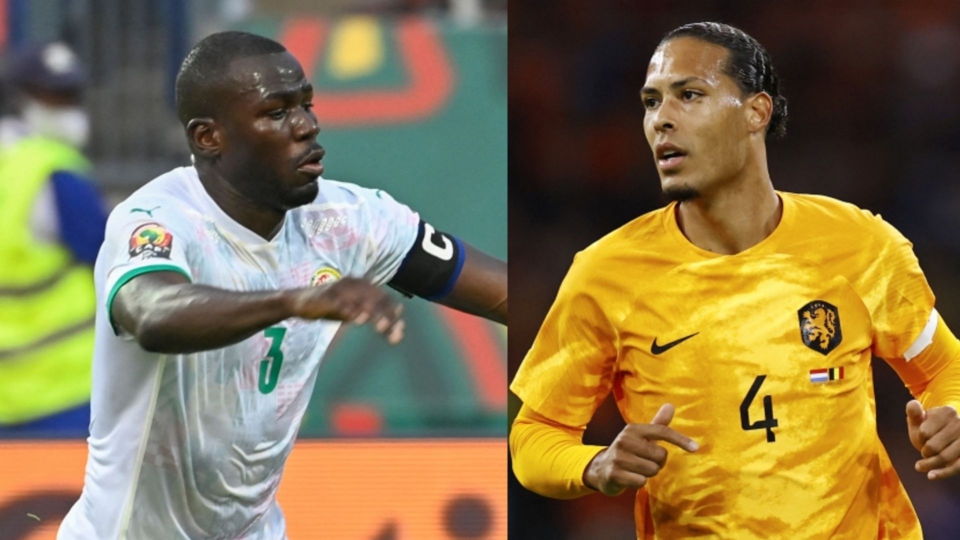 Kalidou Koulibaly Senegal Virgil van Dijk Netherlands