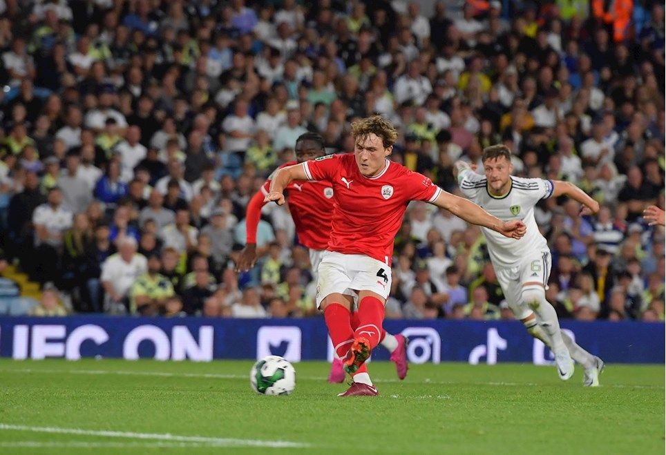 Callum Styles Leeds v Barnsley