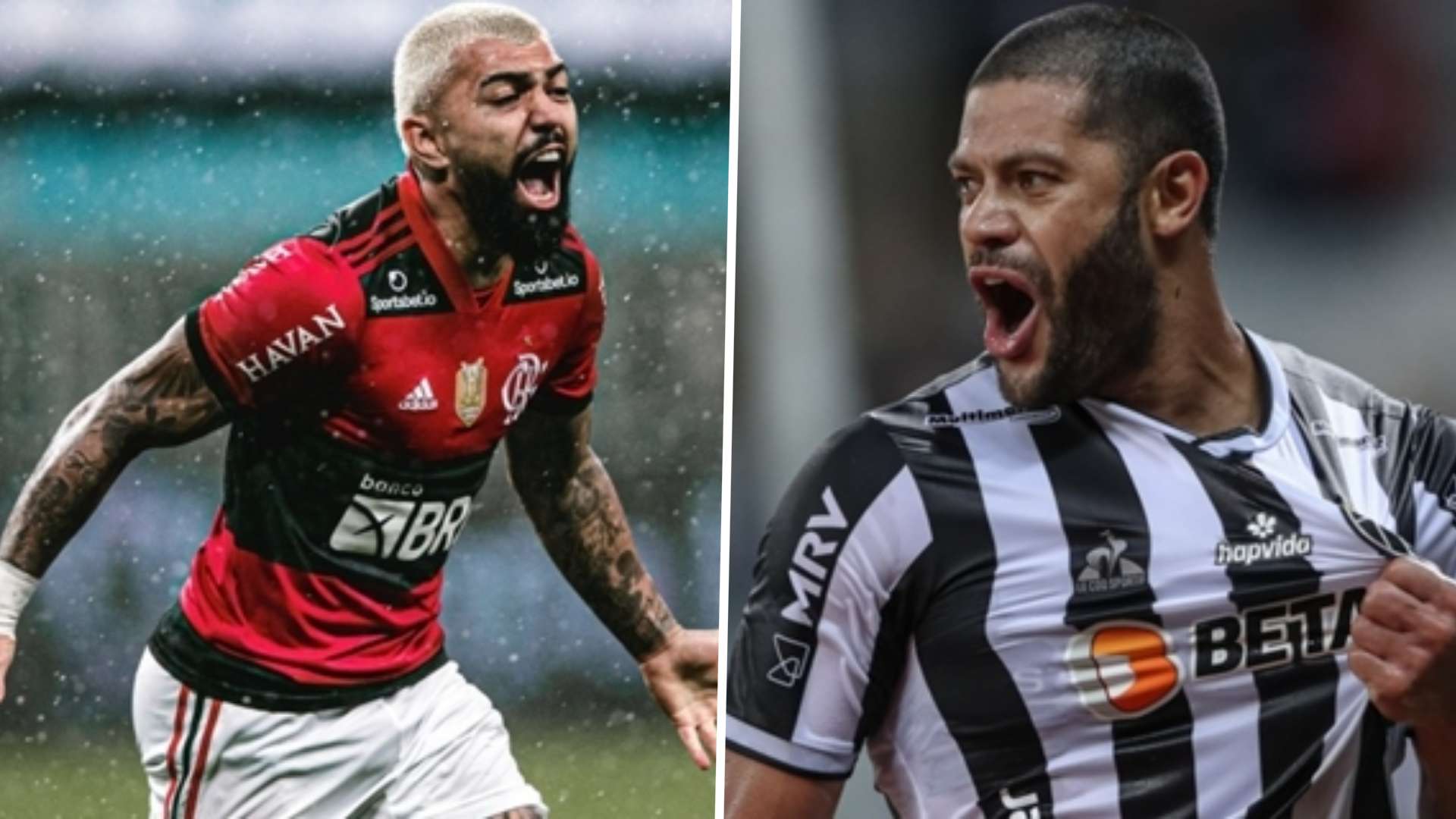 Flamengo x Atlético-MG, Gabigol e Hulk