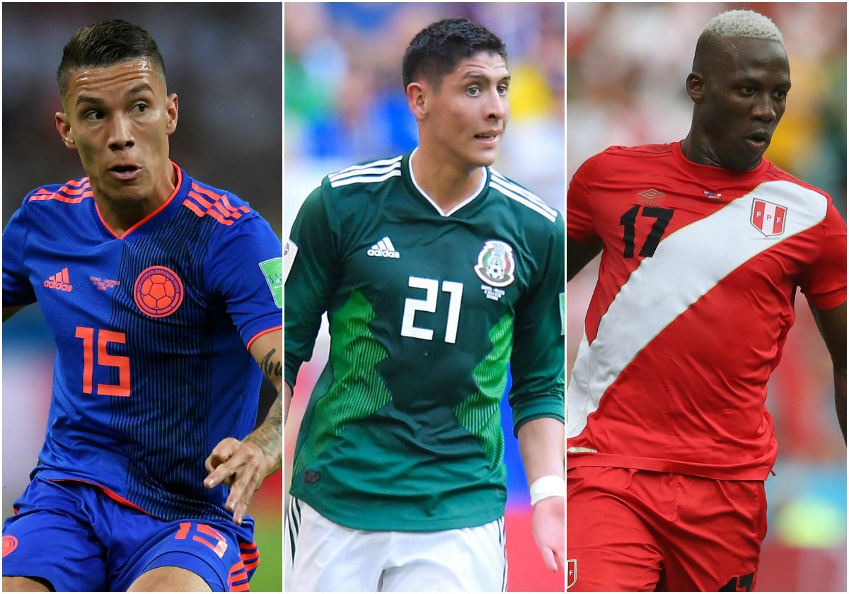 Mateus Uribe Edson Álvarez Luis Advíncula