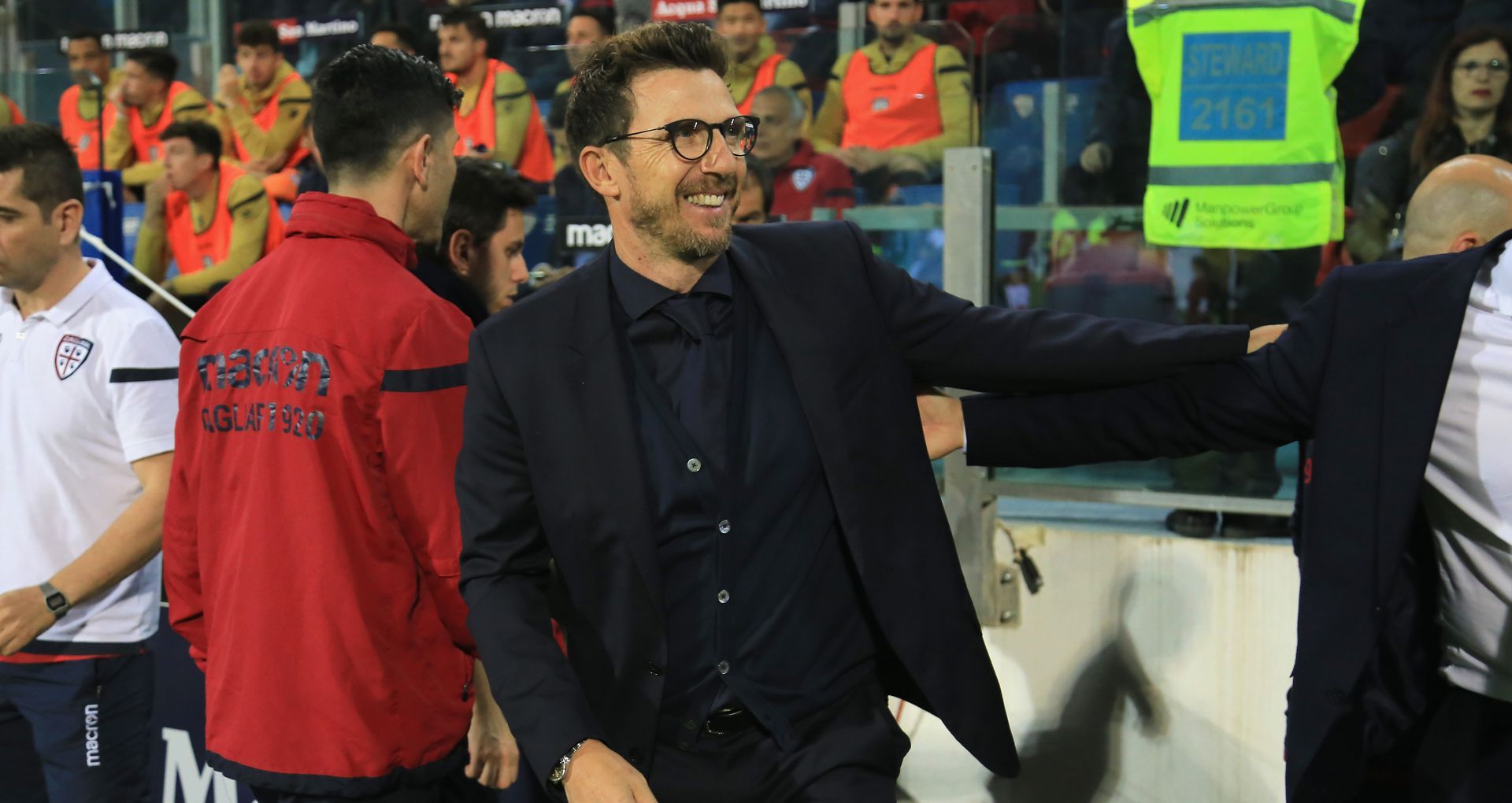 Eusebio Di Francesco Cagliari Roma Serie A