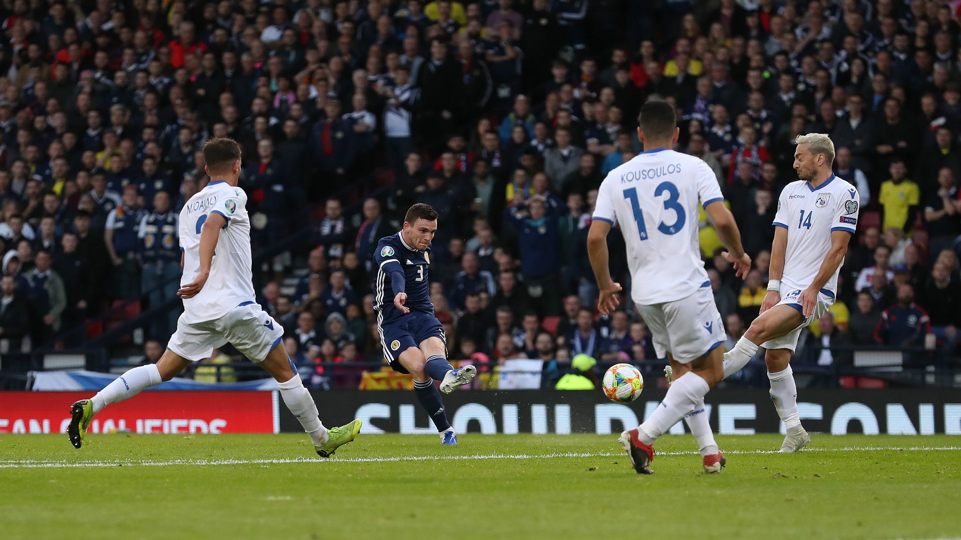 Andy Robertson Scotland Euro 2020 qualifying