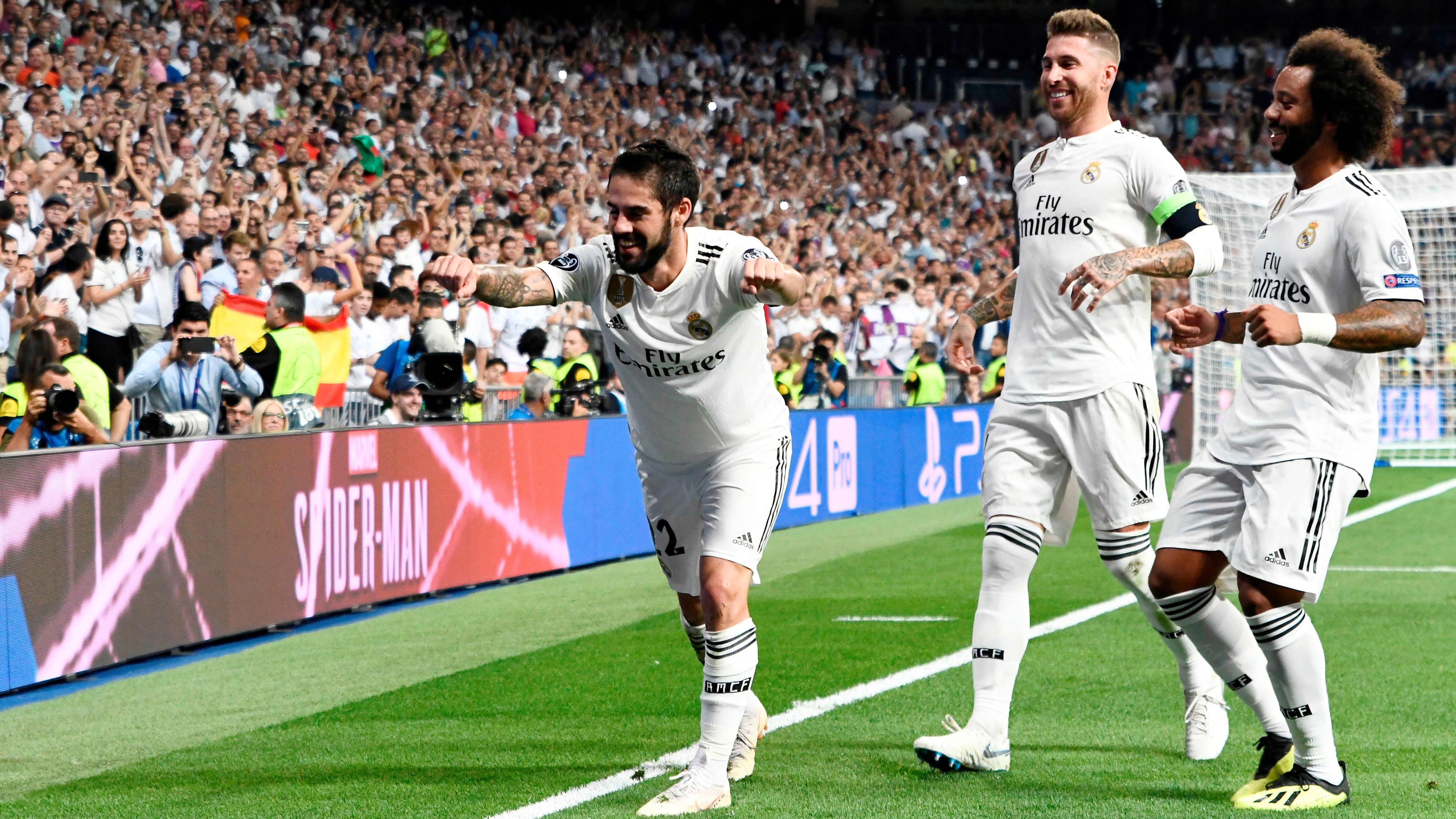 Isco Alarcon Real Madrid Roma UCL 19092018