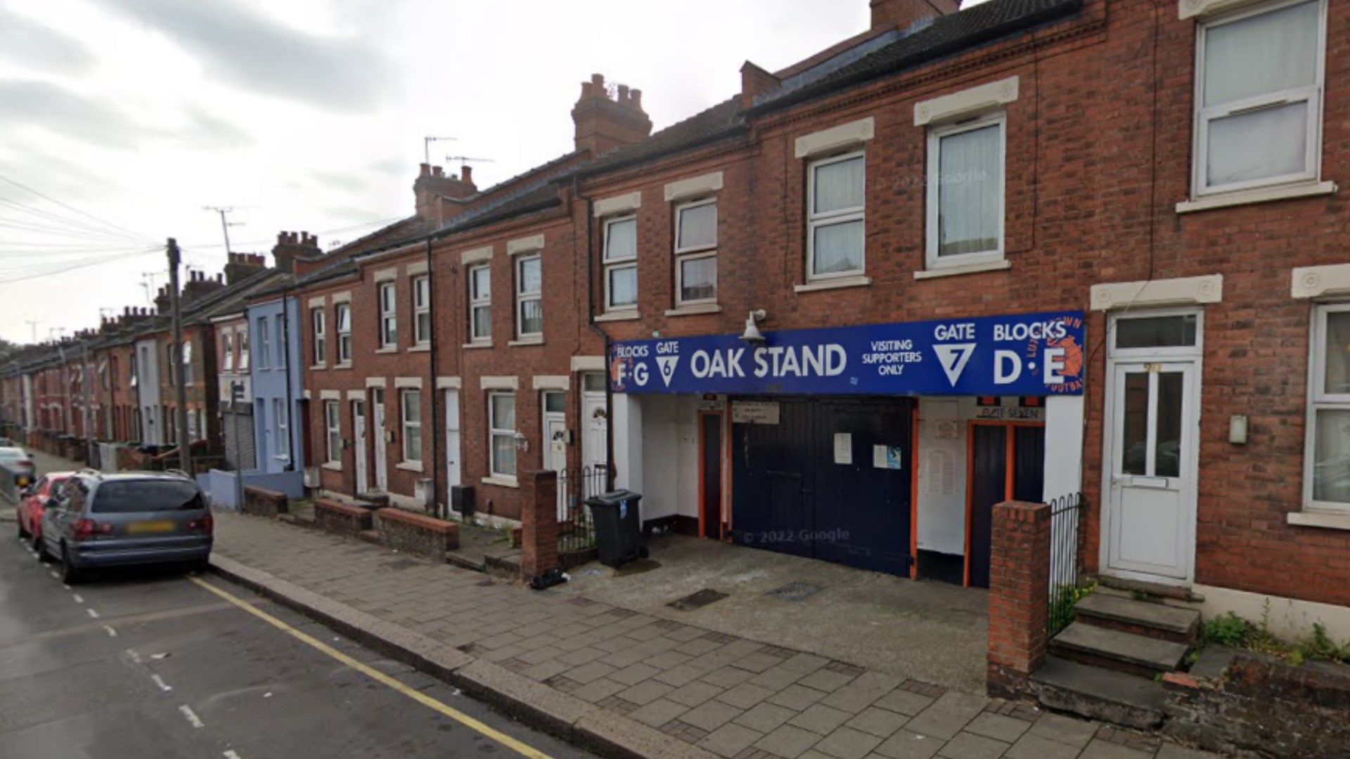 Kenilworth Road stadium general view Oak Road stand Luton Town